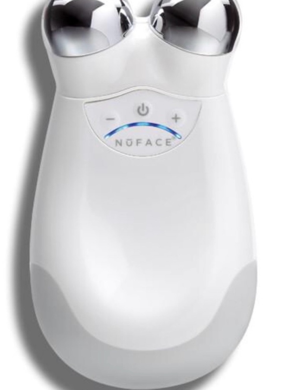 NuFace White and Silver Dual-Sphere Facial Toning Device - Picture 2 of 7